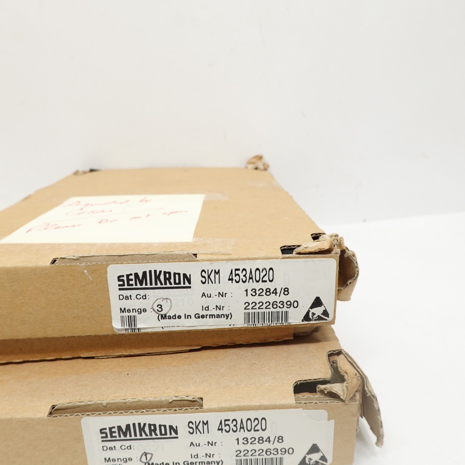 Lot 4 Semikron SKM 453A020 IGBT Power Modules New Germany SKM453A020