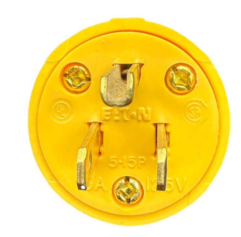 Cooper/Eaton 4867-BOX 15-Amp 125-Volt Heavy-Duty NEMA 5-15 Straight Plug (10PK)