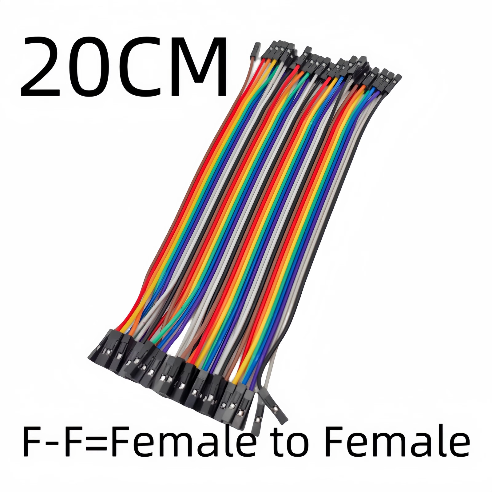 (1X/3X)40 PCS10/15/20CM MM, MF, FF Dupont Wire Jumper Cable Arduino Breadboard