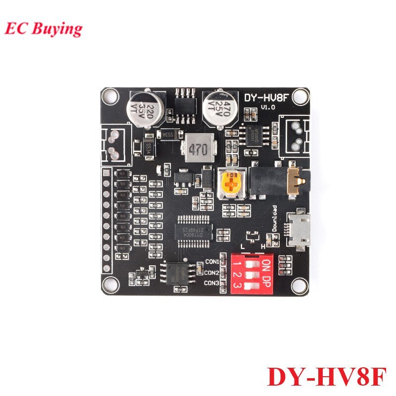 Voice Playback Module MP3 Music Player UART I/O Trigger Amplifier Board Module