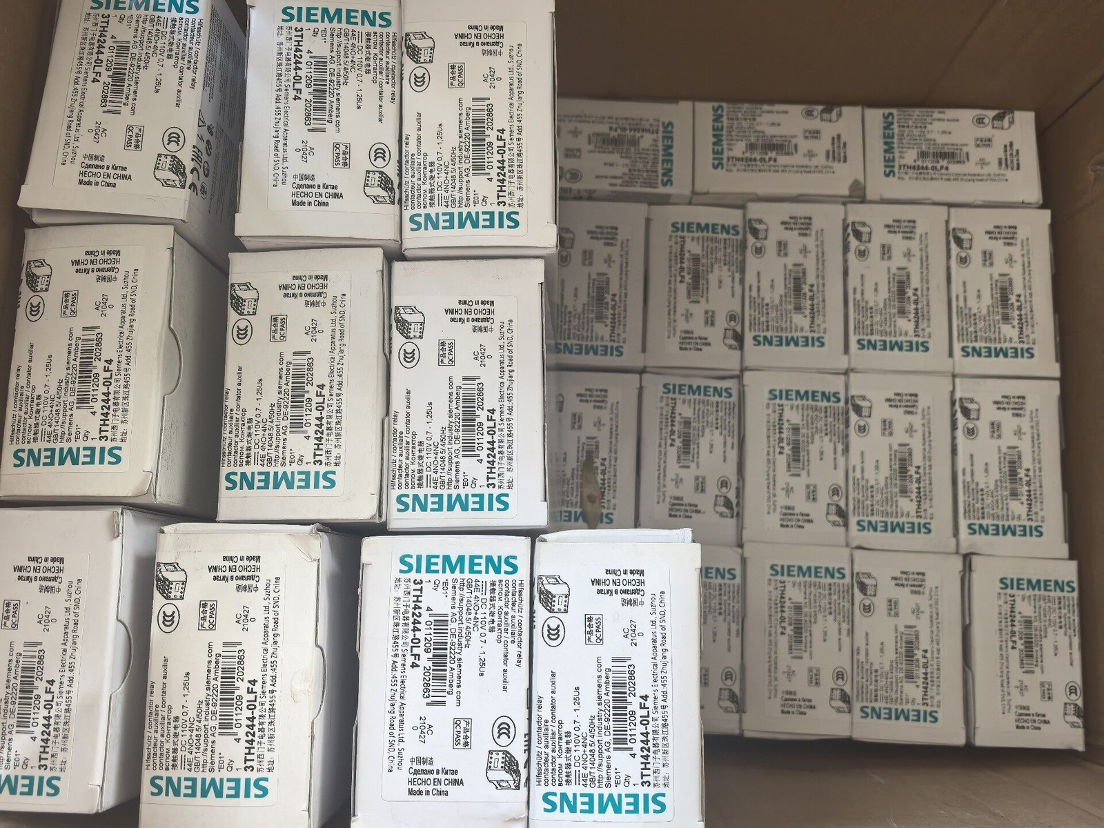1PC NEW SIEMENS 3TH4244-0LF4 Control Module 1 Year Warranty