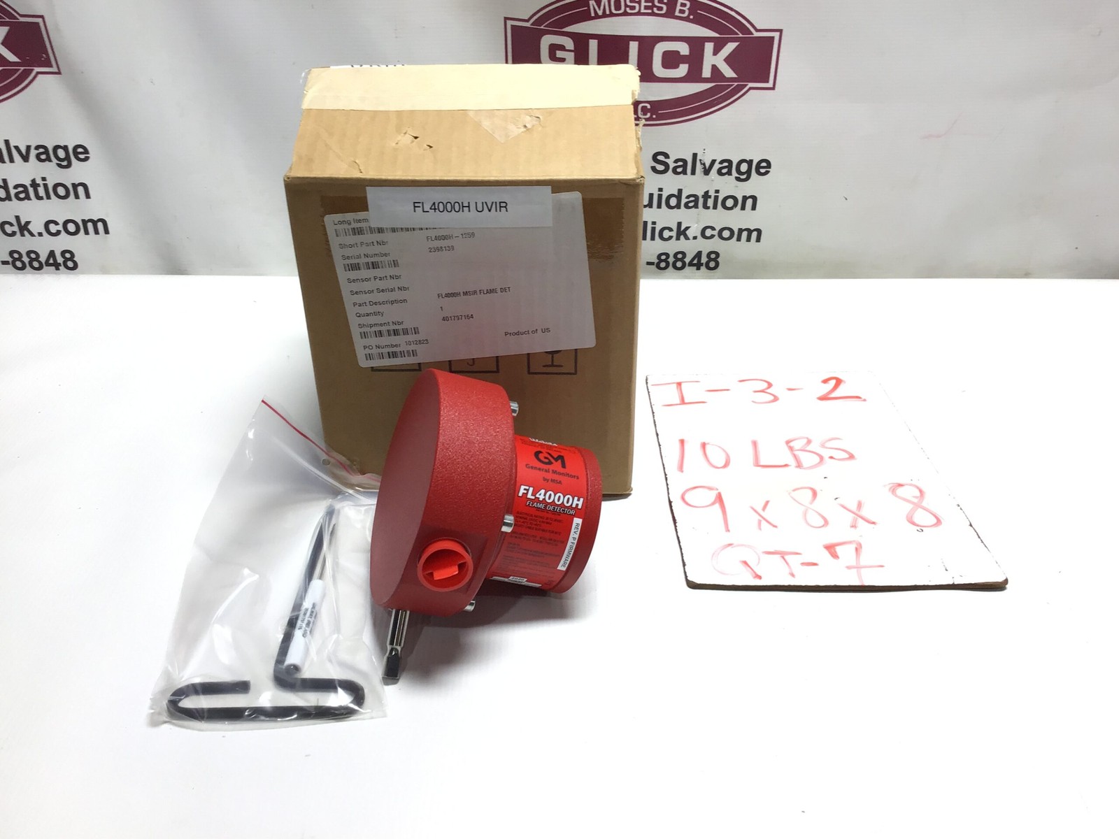 MSA General Monitors FL4000H Flame Detector P/N 7202794