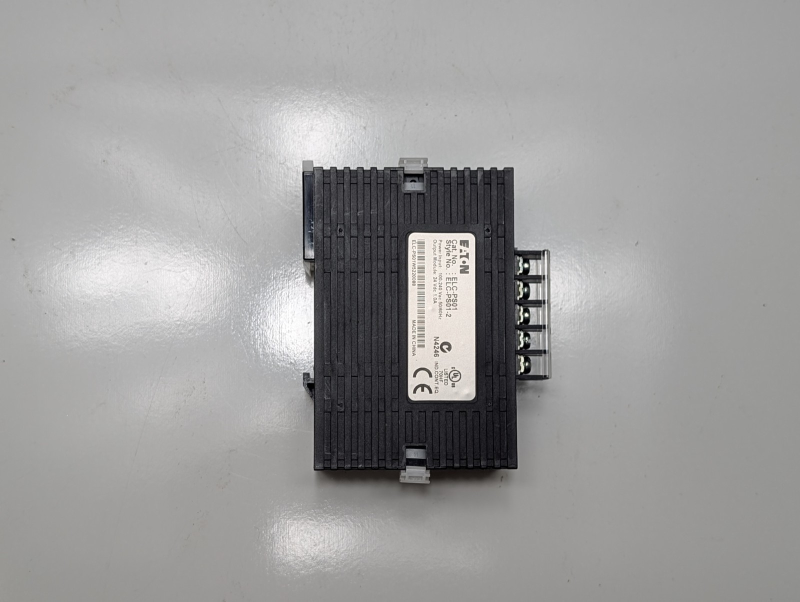EATON ELC-PS01 ELC Power Supply ELC PS01 STYLE ELCPS01 2 din rail