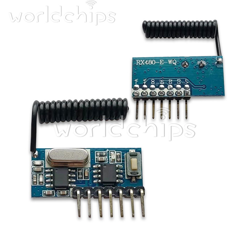 10pcs 315Mhz/433Mhz Wireless 4CH RF Receiver 1527 Learning Code Decoder Module