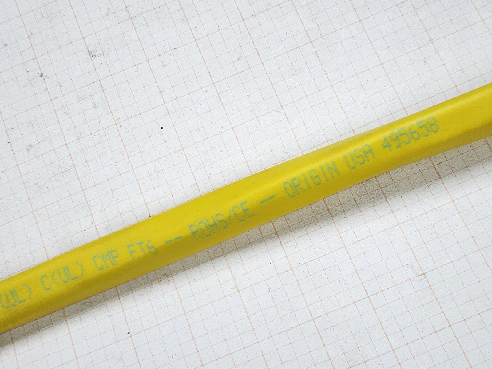 Carol 4EPL1S 18/4C+22/3P+22/4C+22/2C Plenum Access Control Cable CMP Yellow/50ft