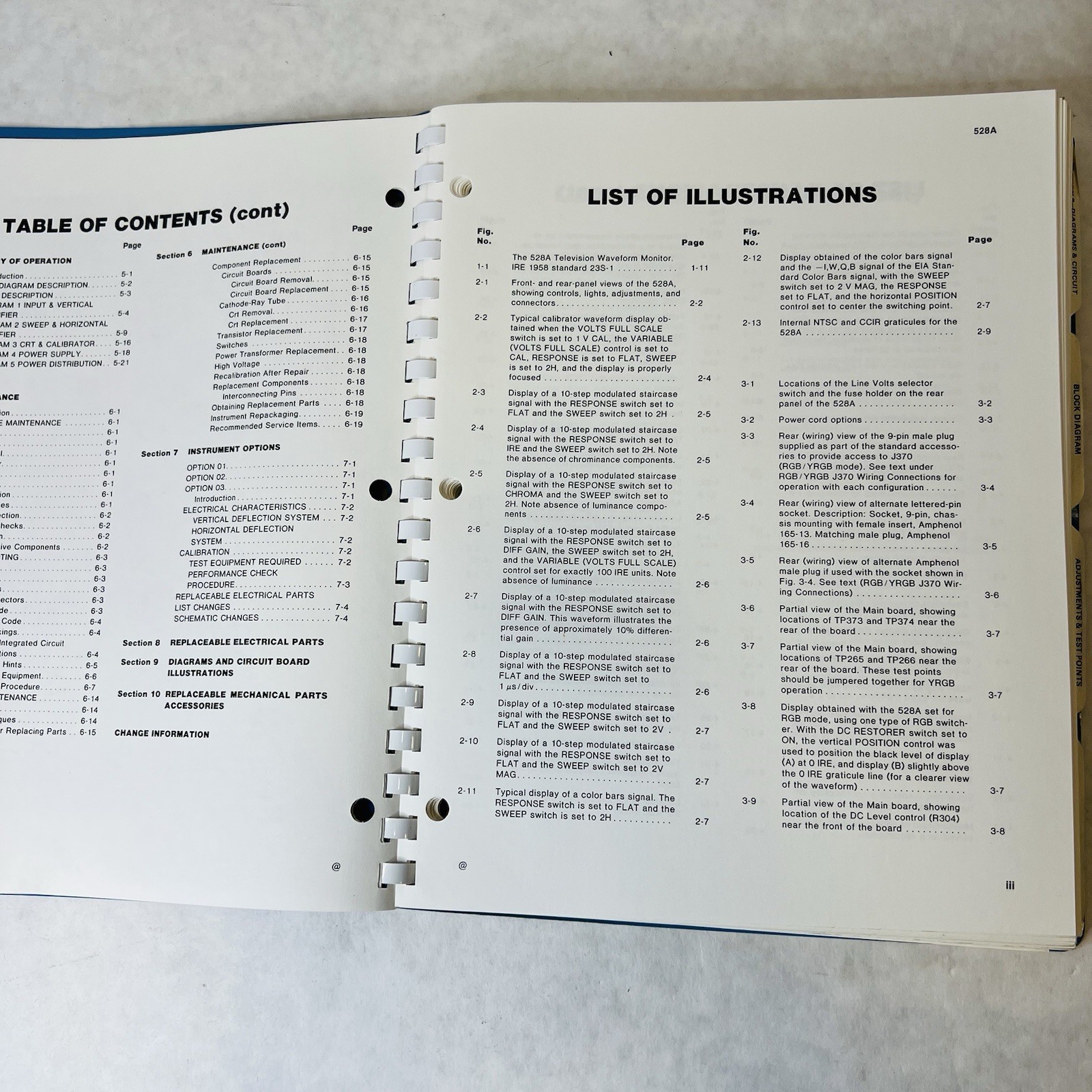 Original Tektronix 528A Instruction Manual