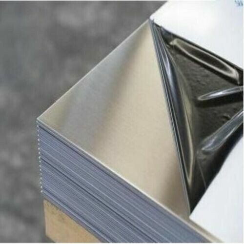 10pcs 7075 Aluminum Al Alloy Shiny Polished Plate Sheet 1mm * 100mm * 100mm # YG