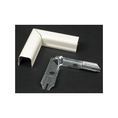 Wiremold V711, 600V, Ivory Raceway Elbow Fitting for 500/700 Series Raceway, 1pc