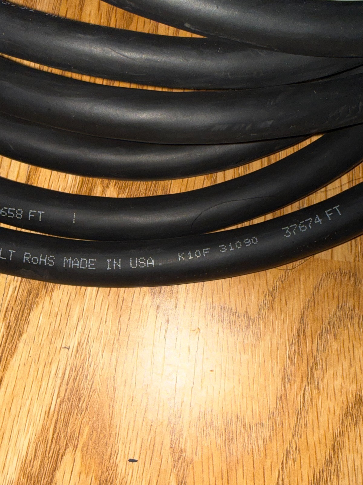 20′ Carol 3/C 12 AWG SOOW UL MSHA 600V Water Resistant Cord PRE OWNED