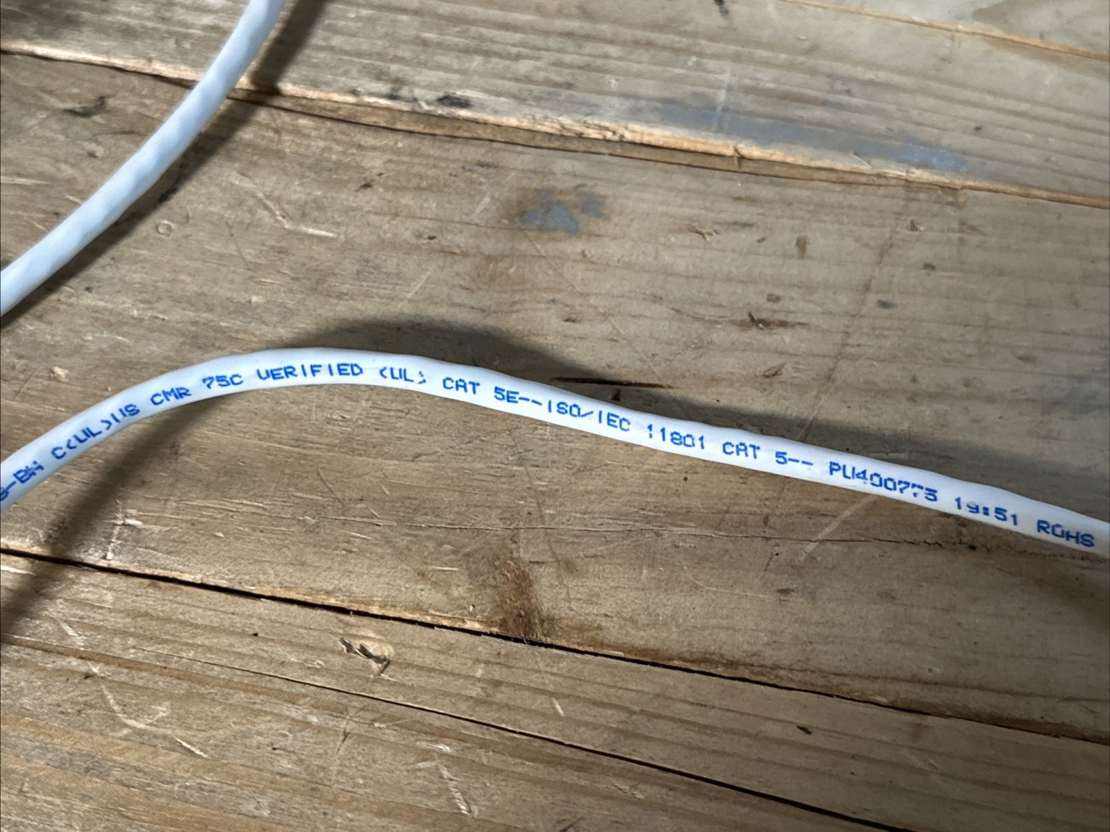 Belden 1583A-009U1000 Communication Cat5E Cable 1000ft White Open Box