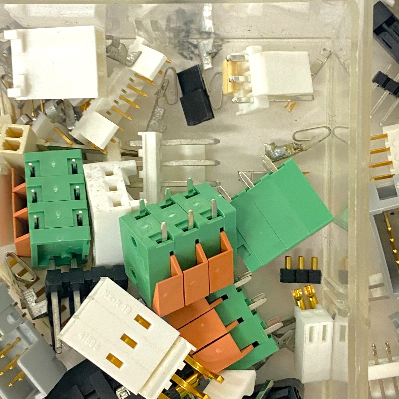 Mixed PCB Connectors Lot Terminal Blocks Pin Headers Plugs Sockets Assortment