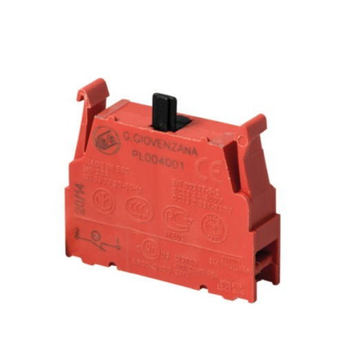 Giovenzana PL004001 Contact Block 1NC Normally Closed