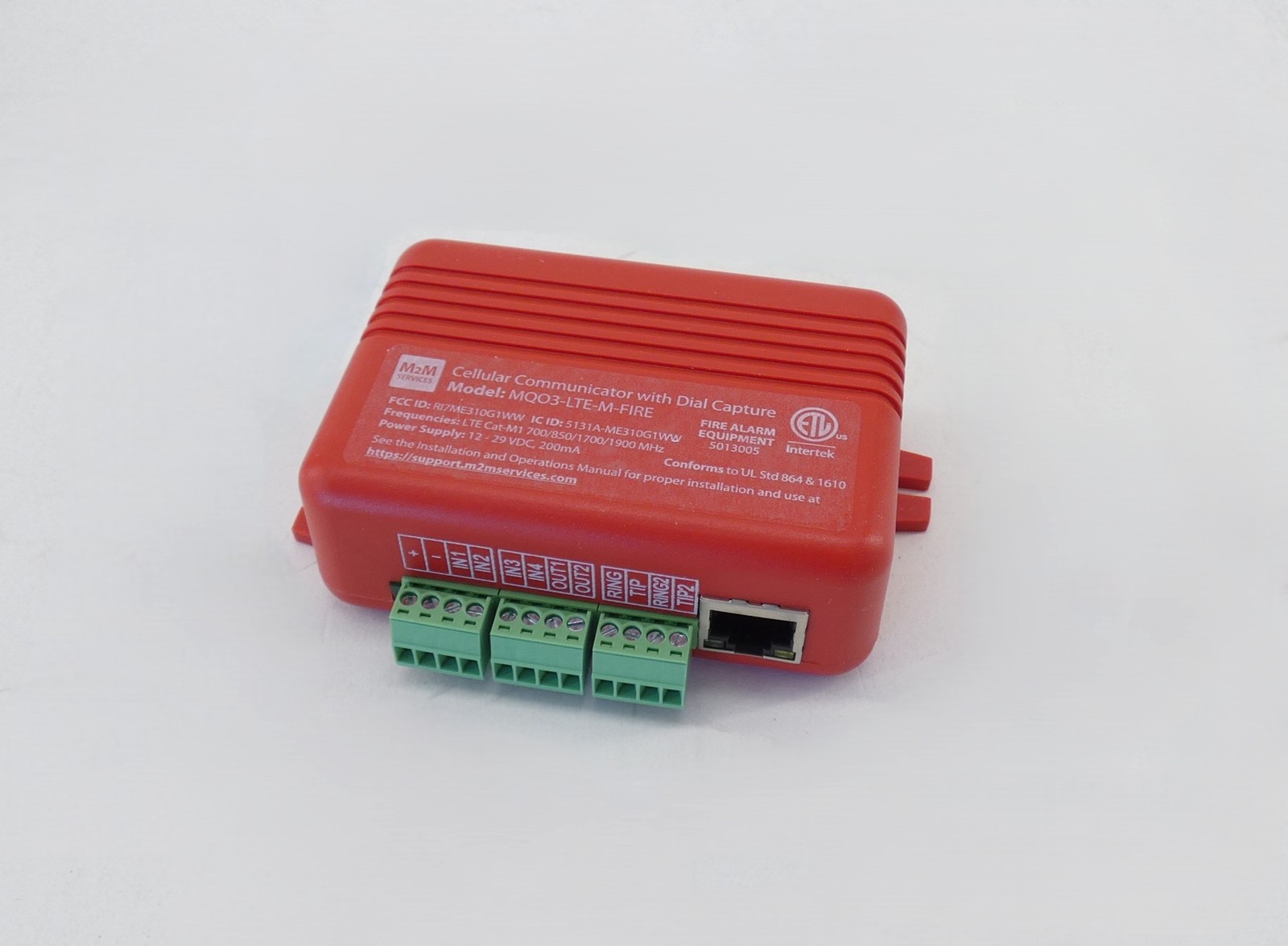 M2M MQ03-LTE-M-FIRE-AV-V2 Fire Alarm Cellular Communicator Dial Capture – NEW…