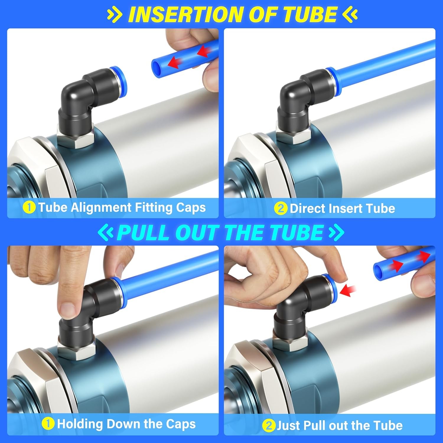 Polyurethane Flexible Tubing Pneumatic PU Pipe Tube Hose – Air Chemical Fuel Oil