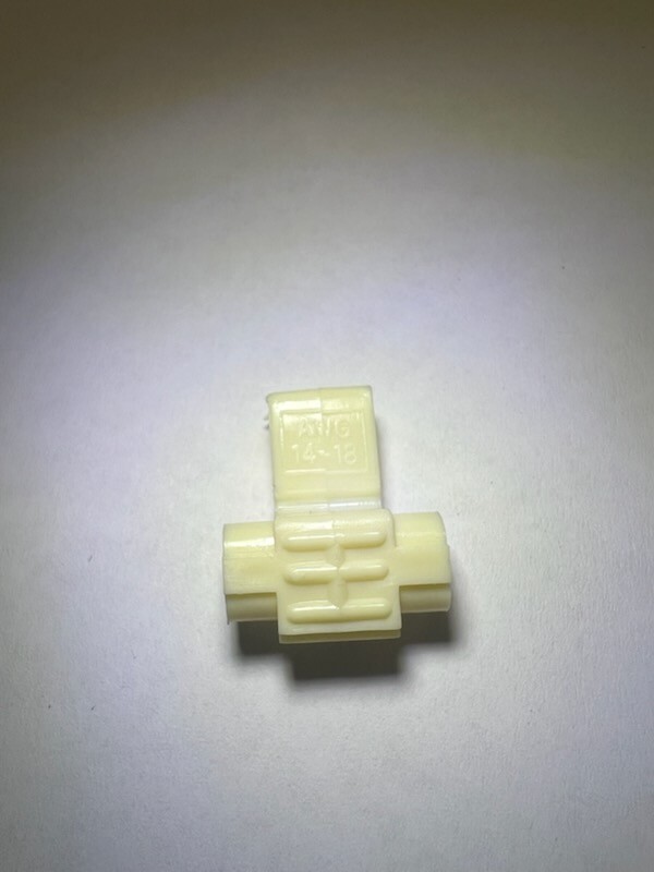White Tap Splice Terminal Connector 18-14Ga 5pk