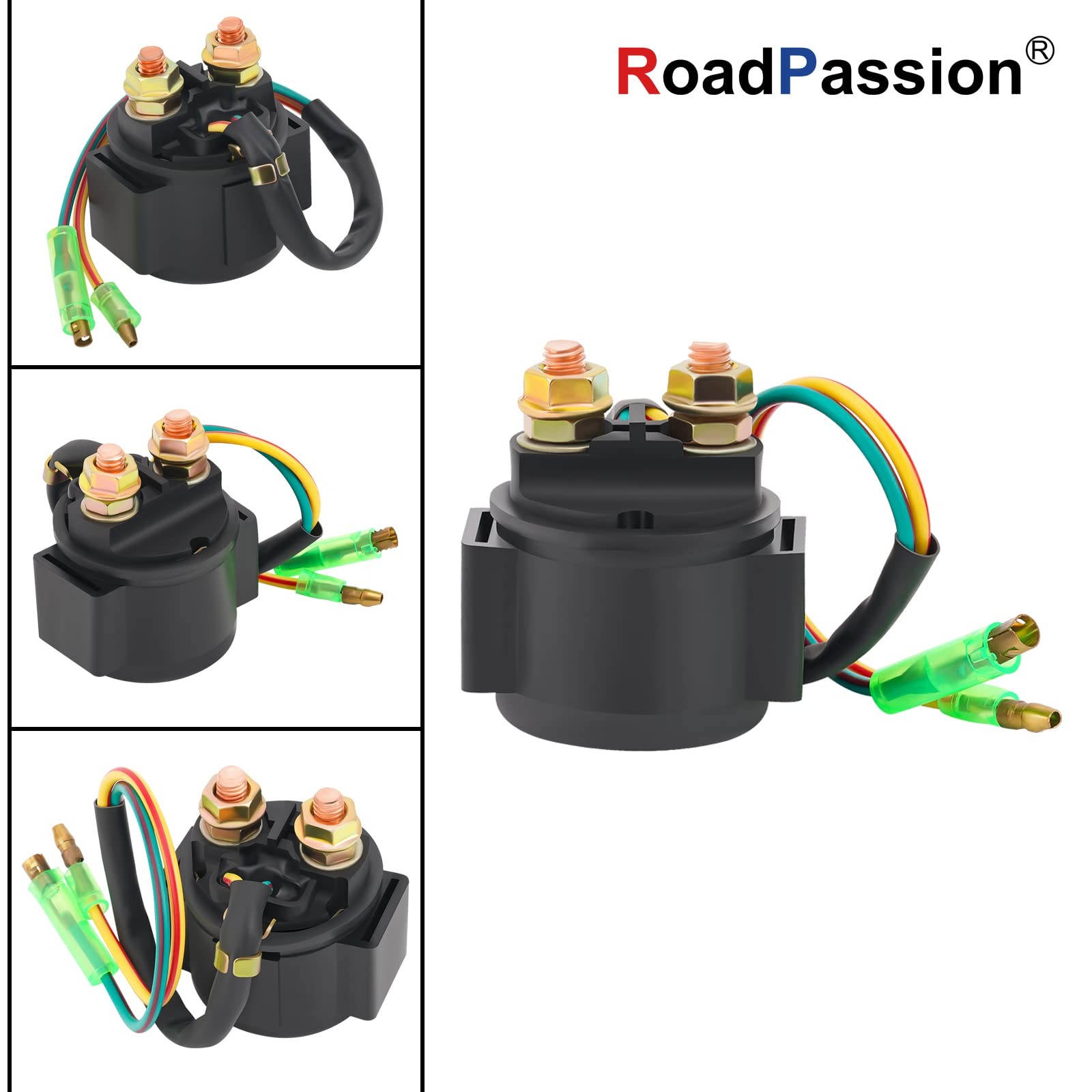 Solenoid Relay Honda TRX250 FOURTRAX 1997-2008 Black Rubber 12V
