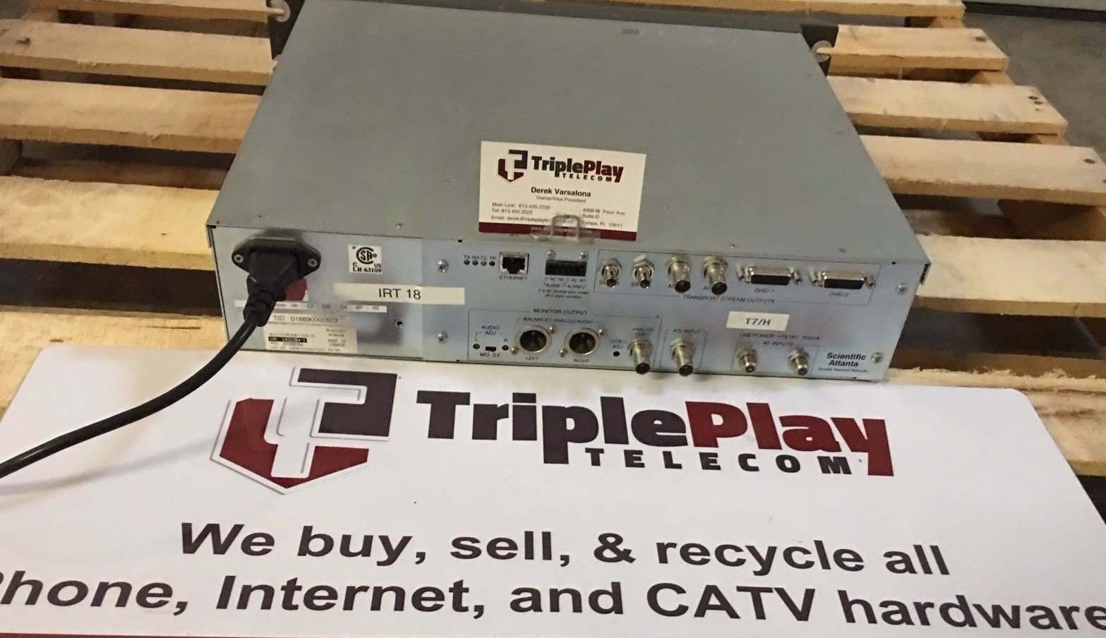 SCIENTIFIC ATLANTA D9228 POWERVU PLUS MULTIPLE DECRYPTION RECEIVER