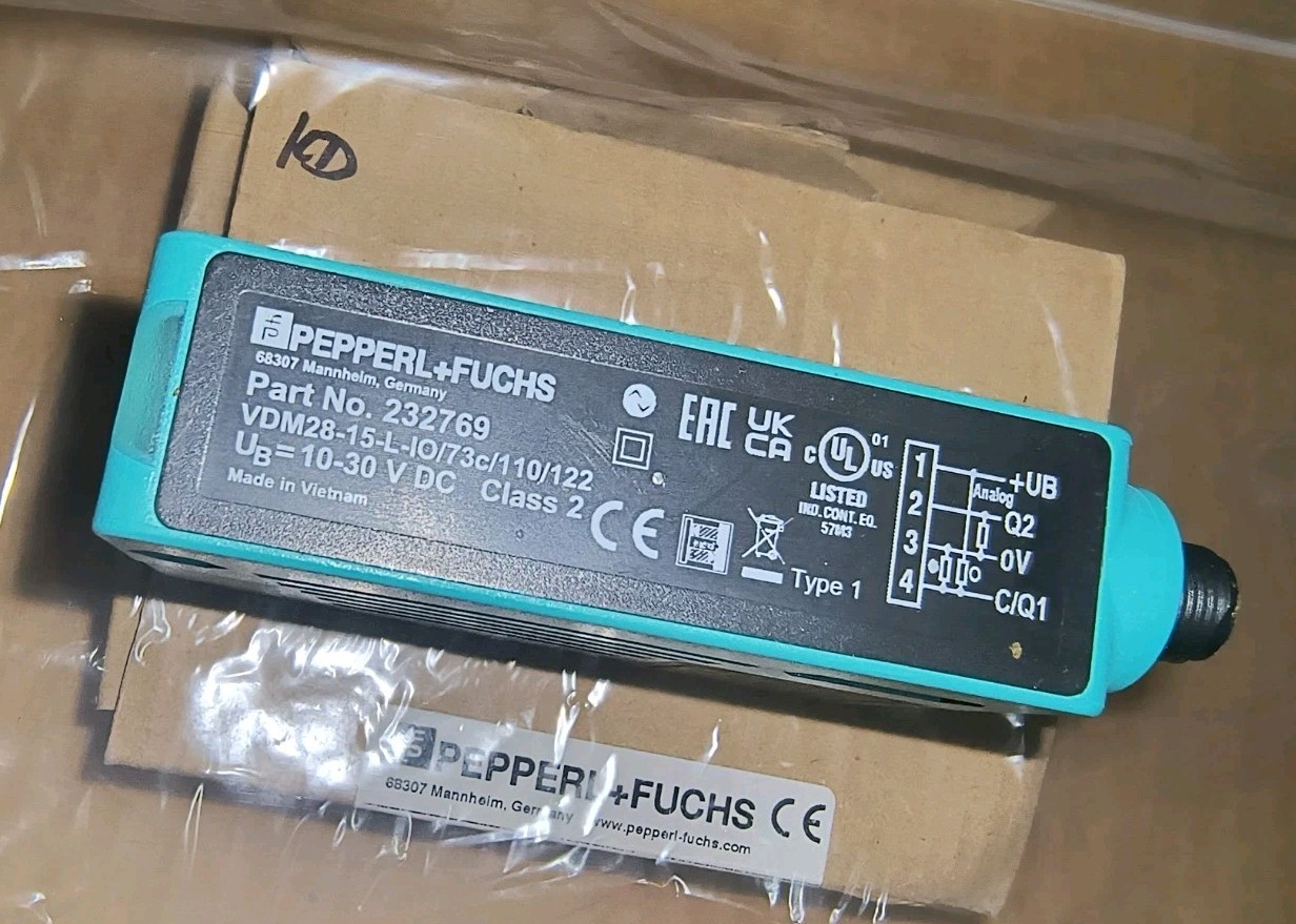 PEPPERL+FUCHS VDM28-15-L1-IO/73C/110/122 DISTANCE SENSOR