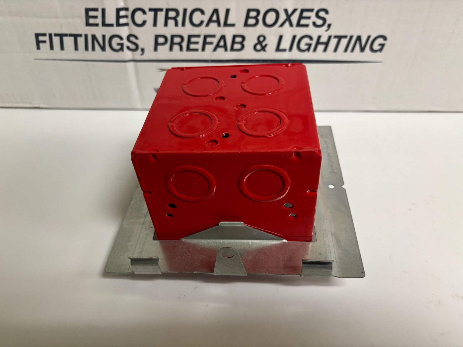 New Open 10 PK Orbit FA-UMAB Fire Alarm 4″ Square 3-1/2″ Adjustable Deep Box