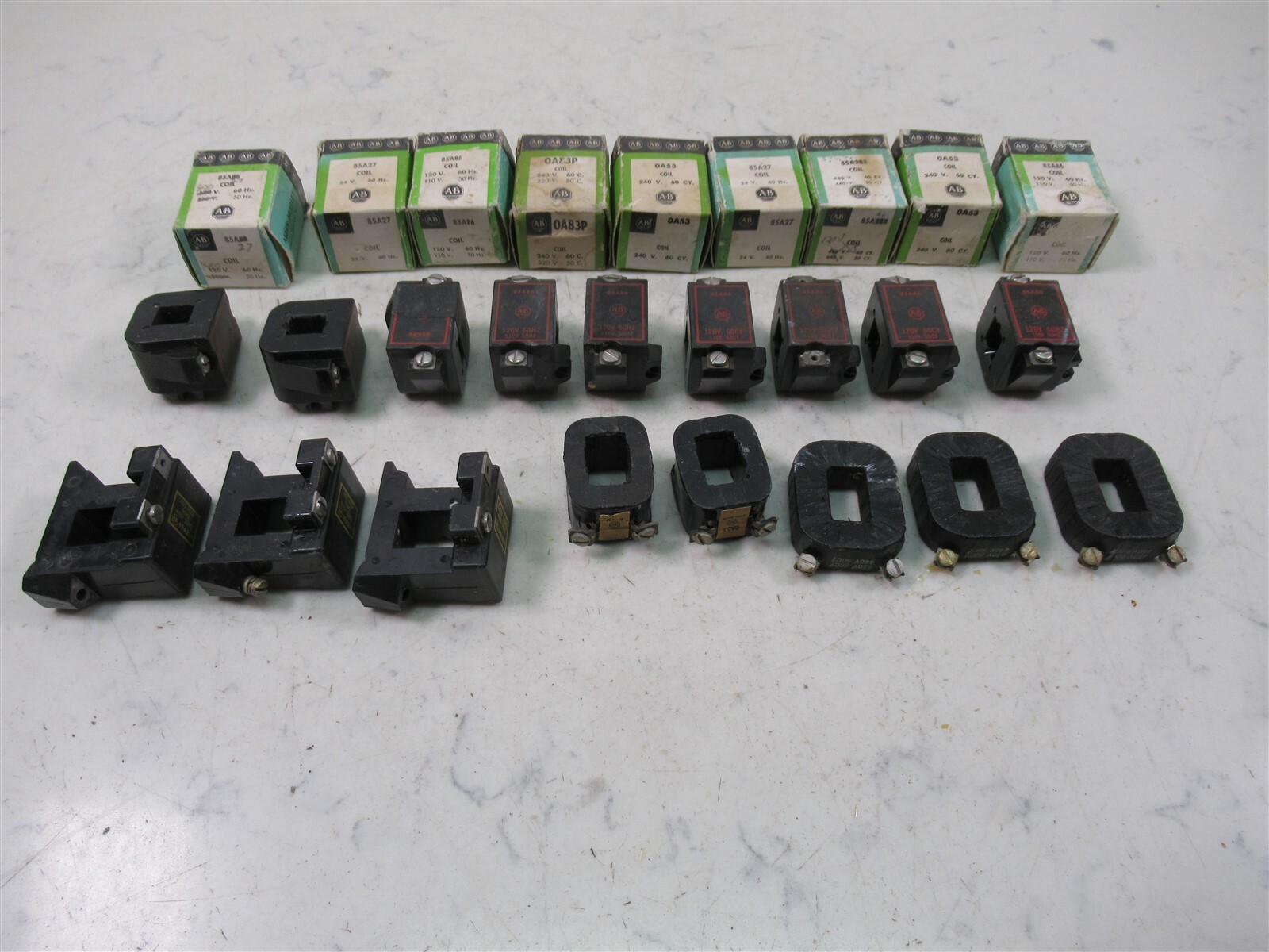 Lot of 26 AB Allen-Bradley Coils Various Models
