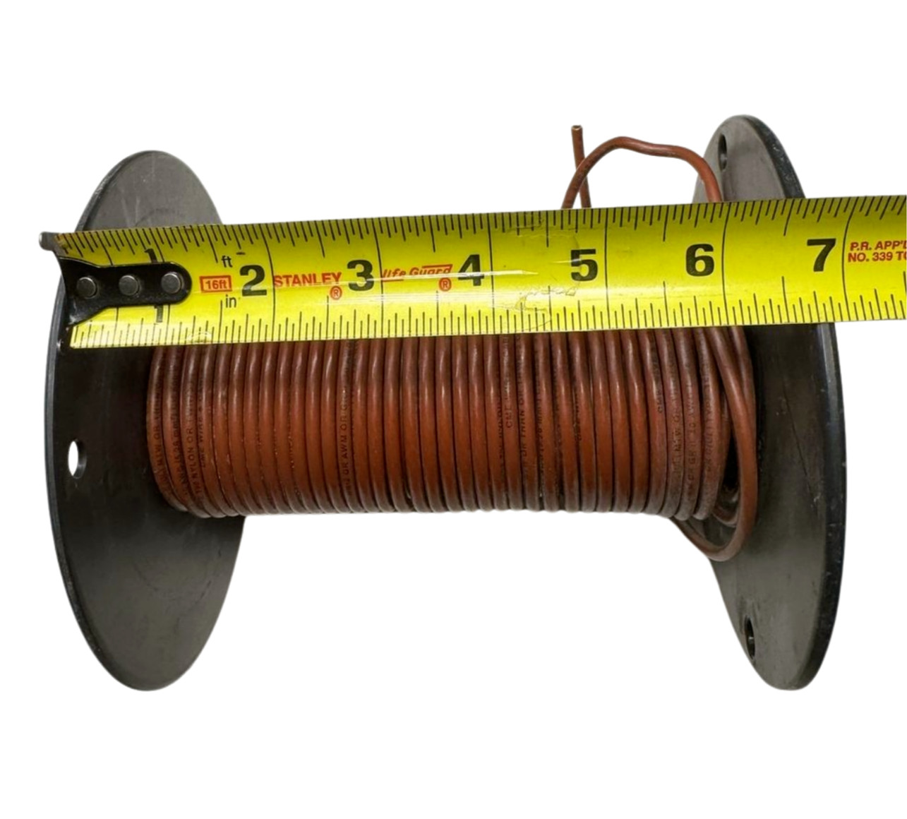 CME E102470 Brown Machine Tool Insulated Wire 10 AWG Approx 45′ Long, 2 lbs 3oz
