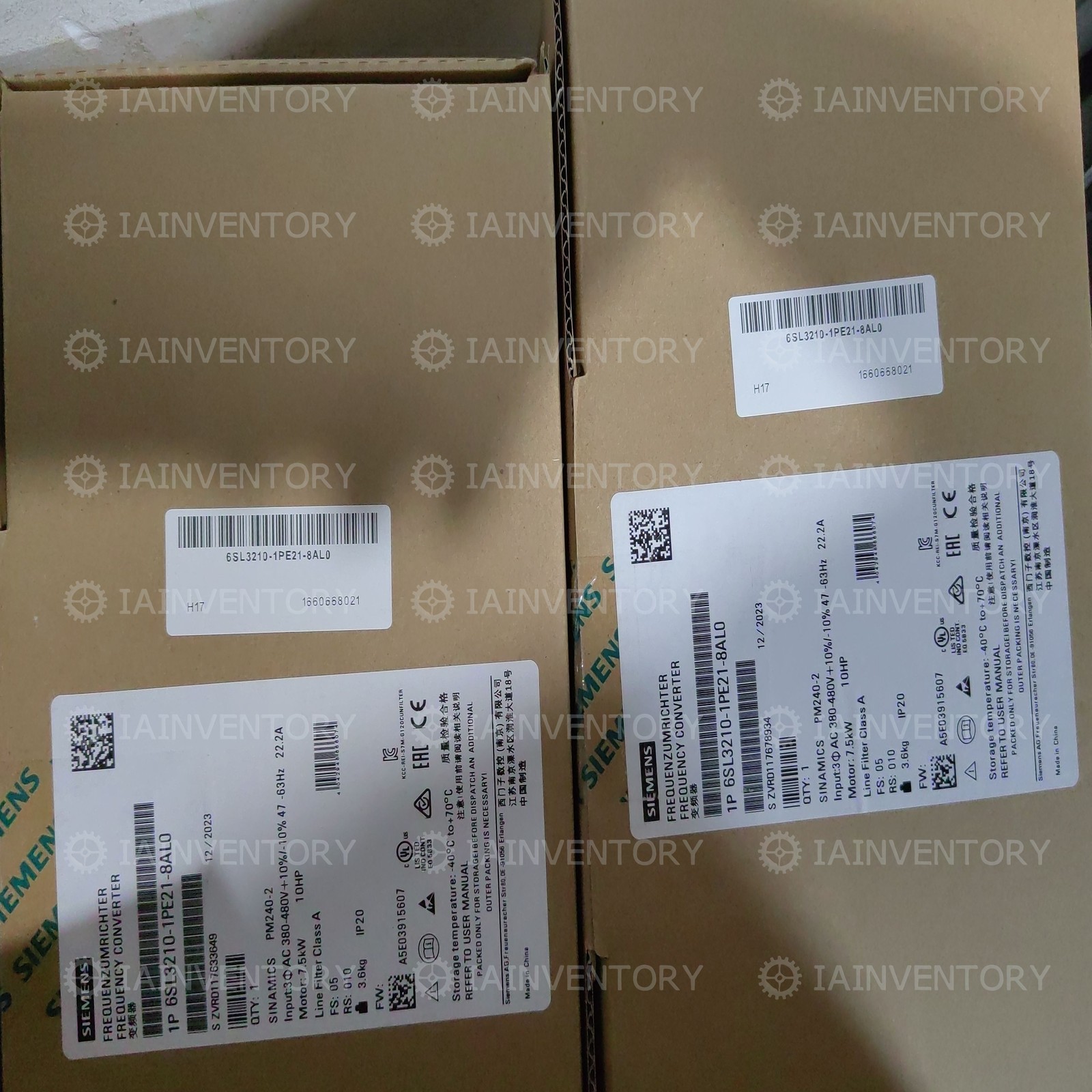 REAL US STOCK New 6SL3210-1PE21-8AL0 Siemens Fast Delvery