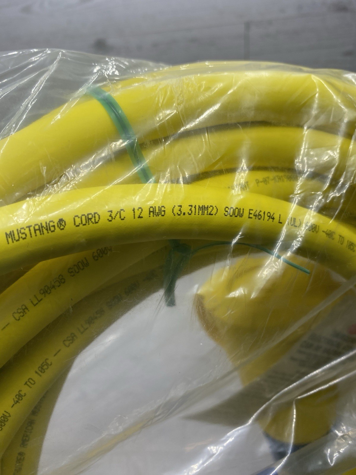 Ericson 2310PW6P123B Cord set IP69K WATERTIGHT 12/3 SOW 50FT L5-20P L5-20C NEW