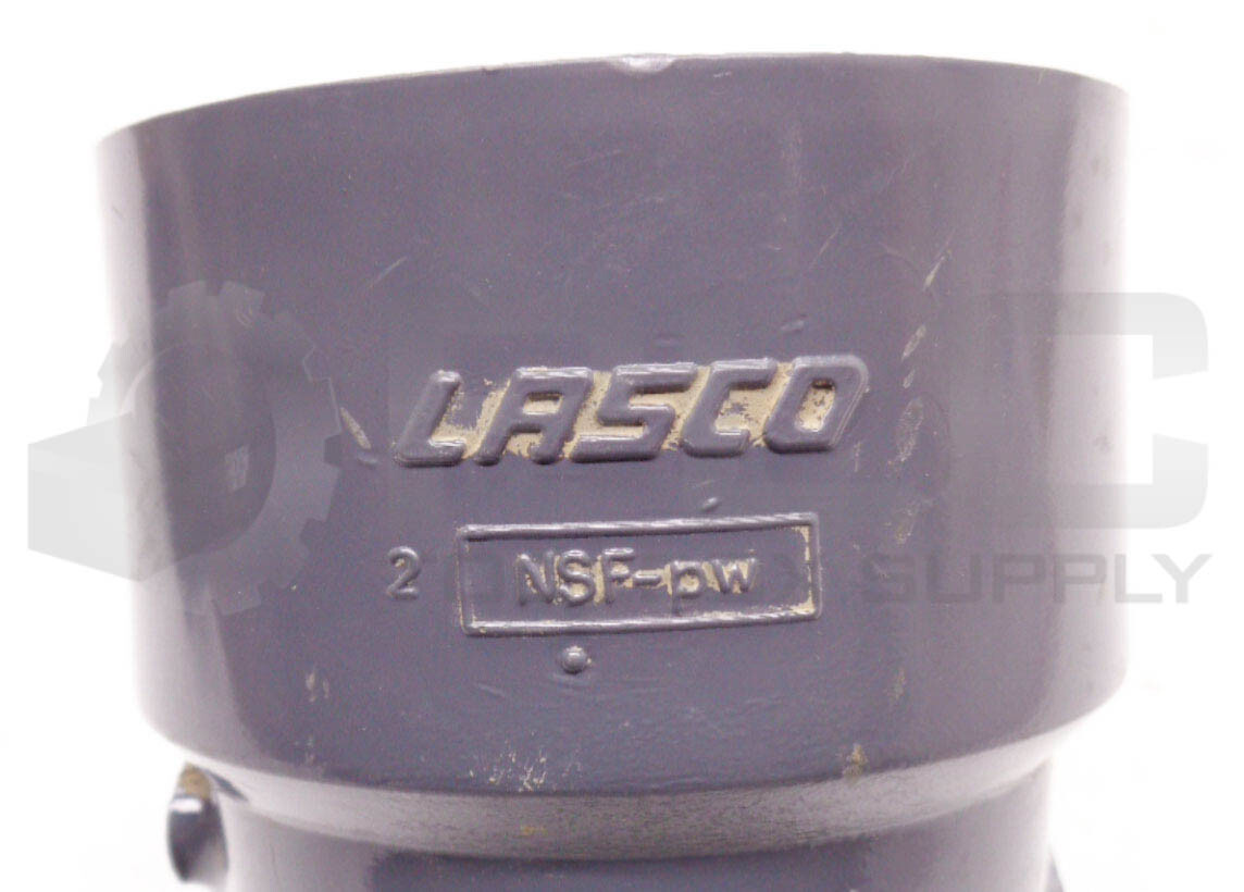 LOT OF 2 NEW LASCO SCH 80 2″ 45 DEGREE ELBOW FITTING