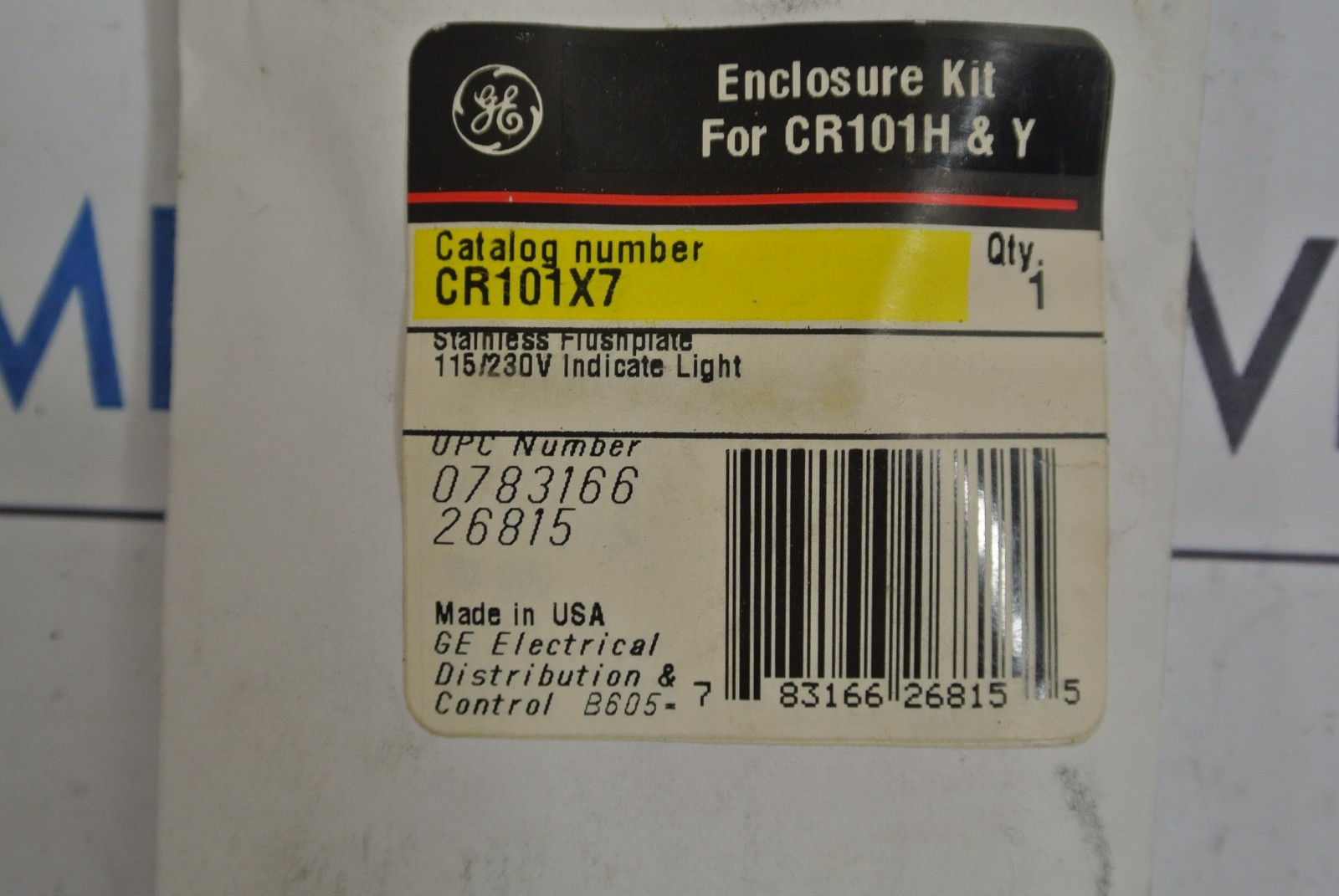 NEW – GE General Electric CR101X7