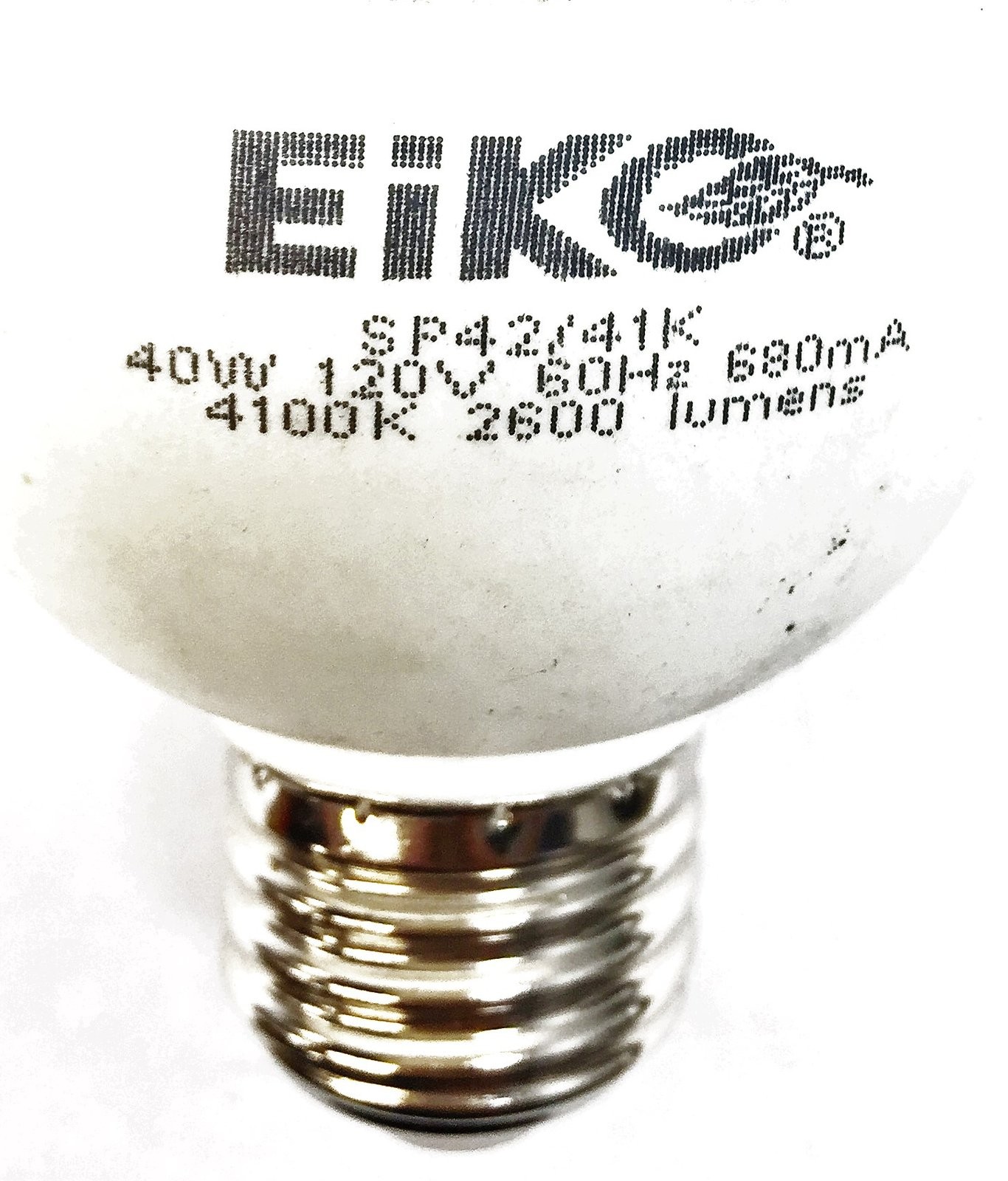 EIKO Spiral Bulb SP42/41K 42W 120V 4100K NOS