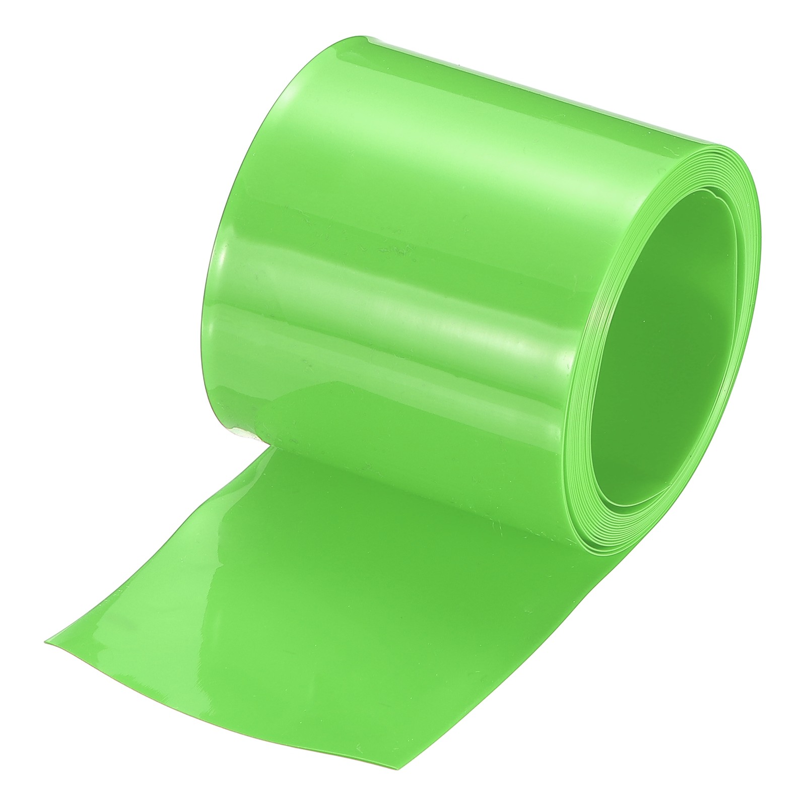 Battery Wrap Heat Shrink Tubing 35mm Dia 55mm Flat 8 Feet Fruit Green