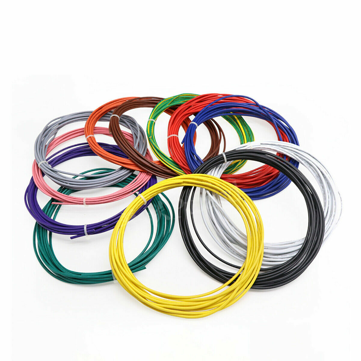 600V Flexible Soft PVC Cable 24 22 20 18 16 14 AWG Electronic Hookup Wire UL1015