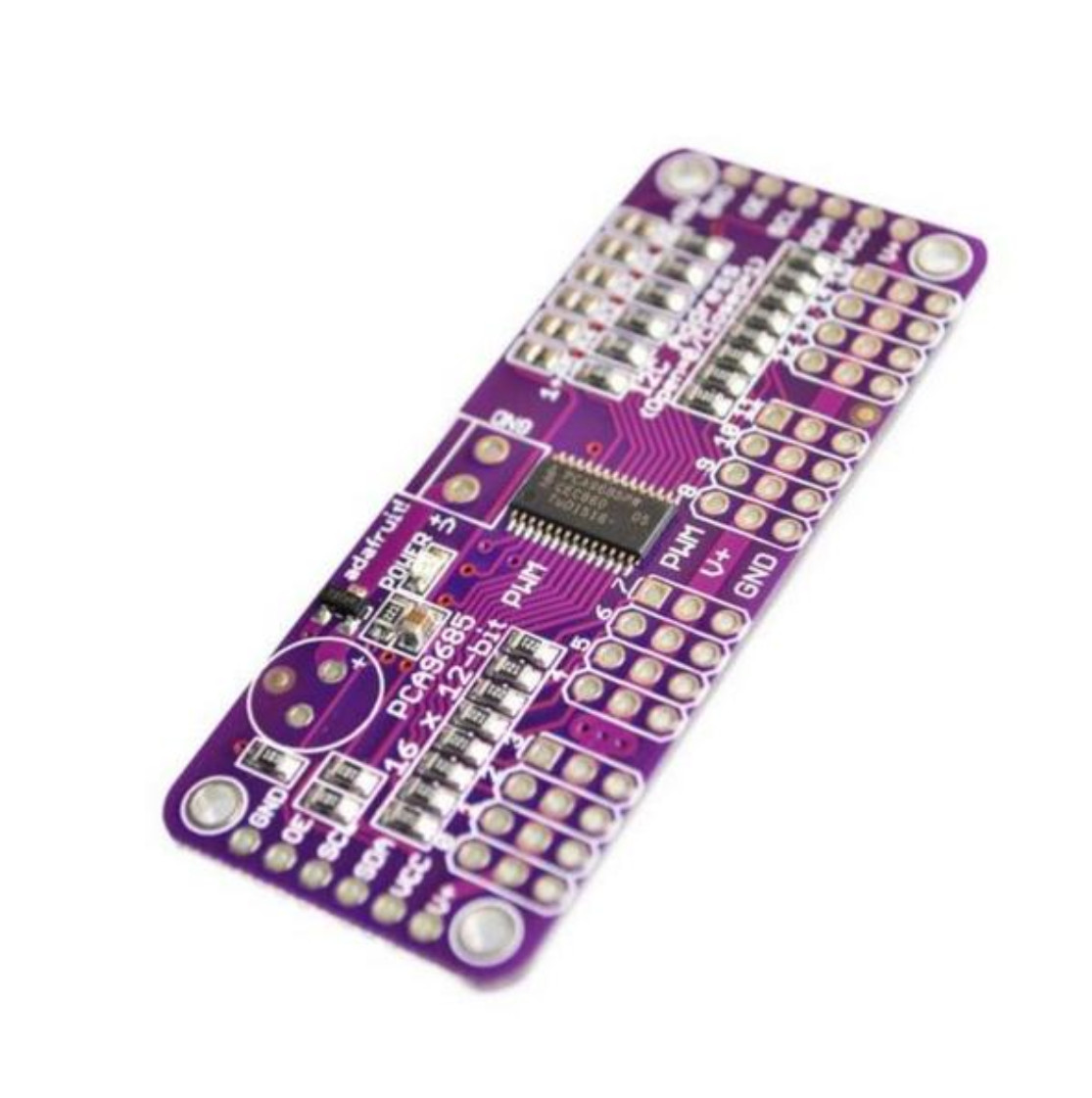2pcs 16-Channel 12-bit PWM Servo Driver IIC I2C Arduino Pi Motor Shield US SHIP