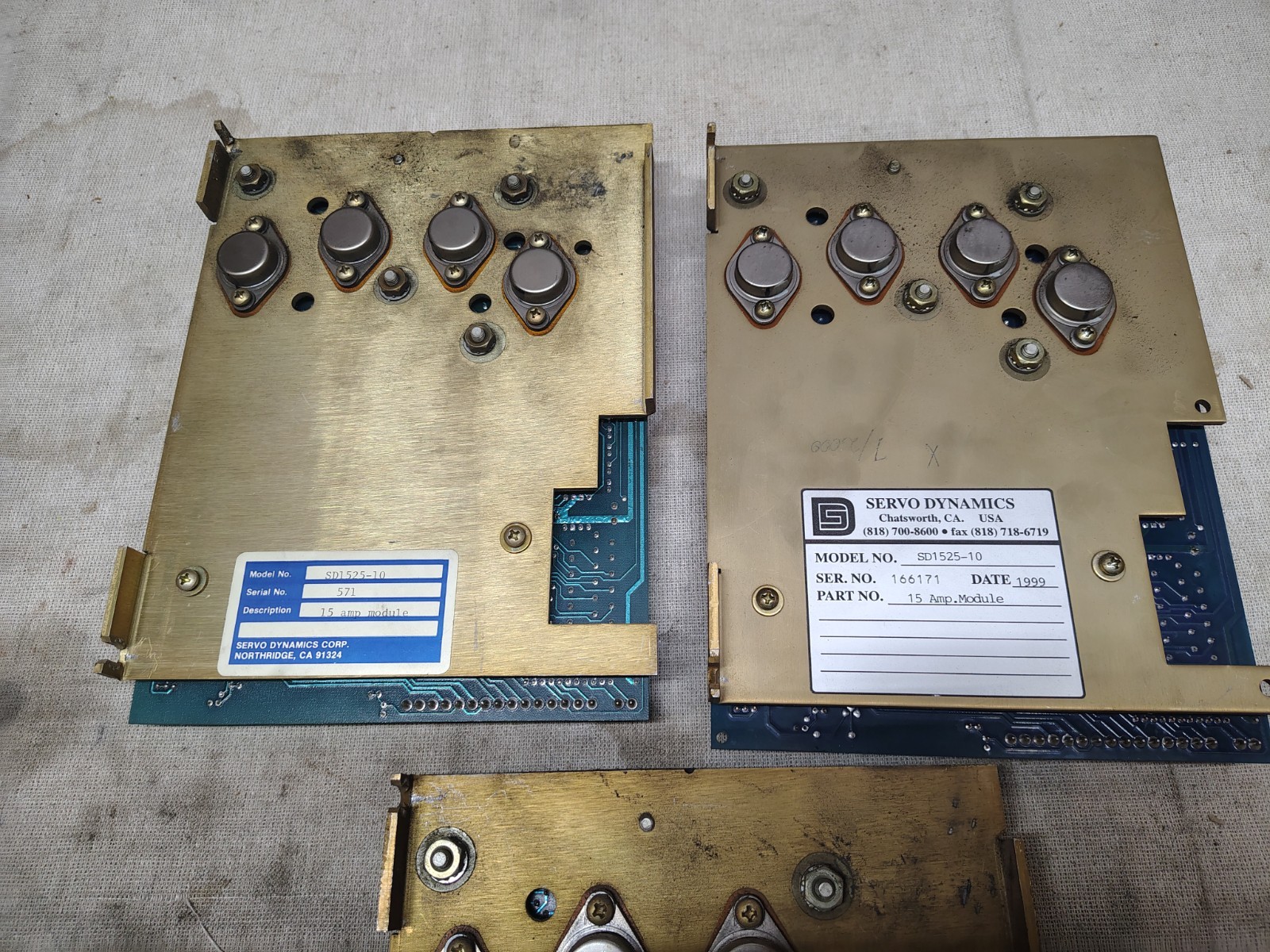 Servo Dynamics SD1525-10 Servo Drive Untested