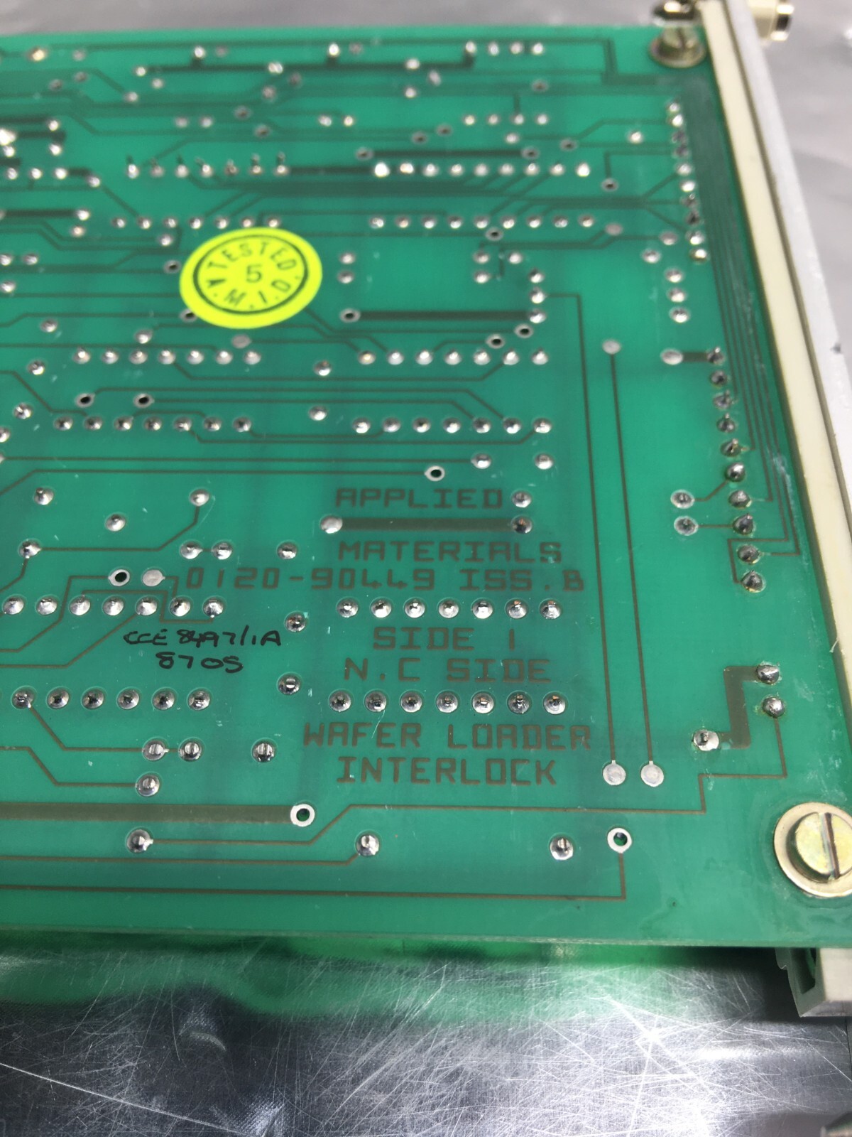 AMAT 0100-90140 WAFER LOADER INTERLOCK PCB BOARD, 0120-90449, 145121