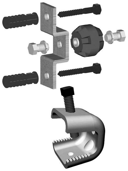 Rosenberger Site Solutions GAIKINSUNI, Insulated Buss Bar Hardware Kit, 1 pc