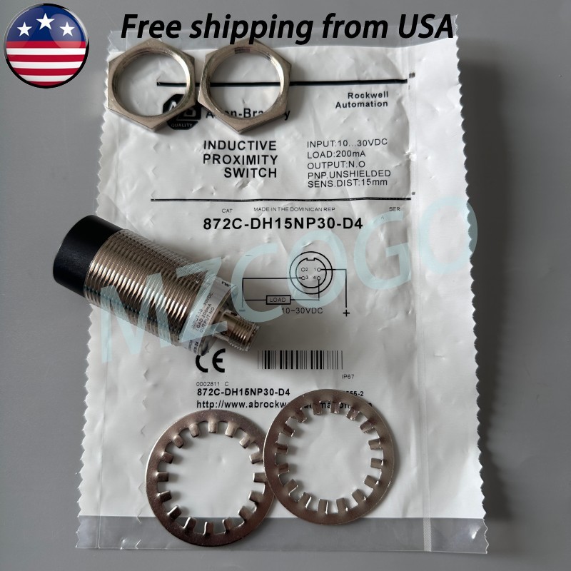 New Proximity Sensor Fits For Allen Bradley 872C-DH15NP30-D4 872CDH15NP30D4