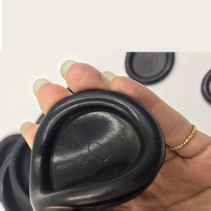 Blanking Closed Grommets Rubber Blind Plugs Single-Sided Protection Coil Black