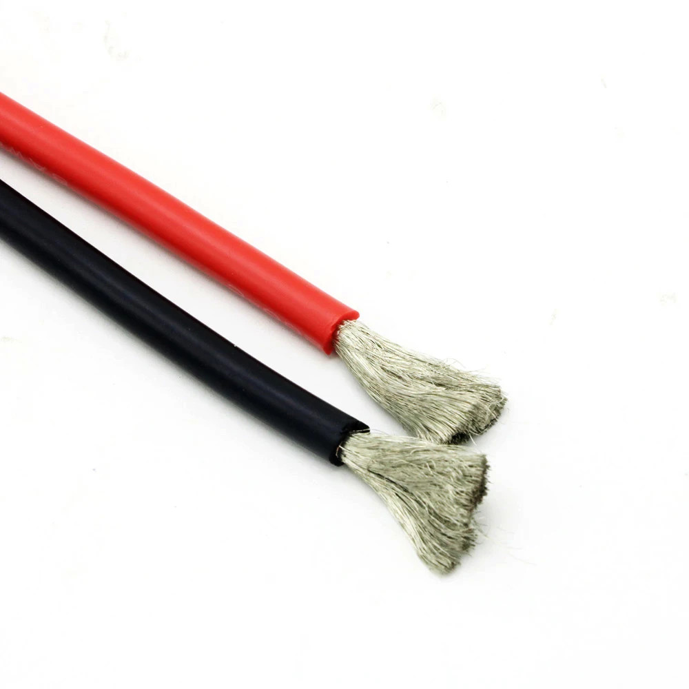 2 Meter Silicon Wire 8 10 12 14 16 18 20 22AWG Heatproof Soft Silicone Silica Ge