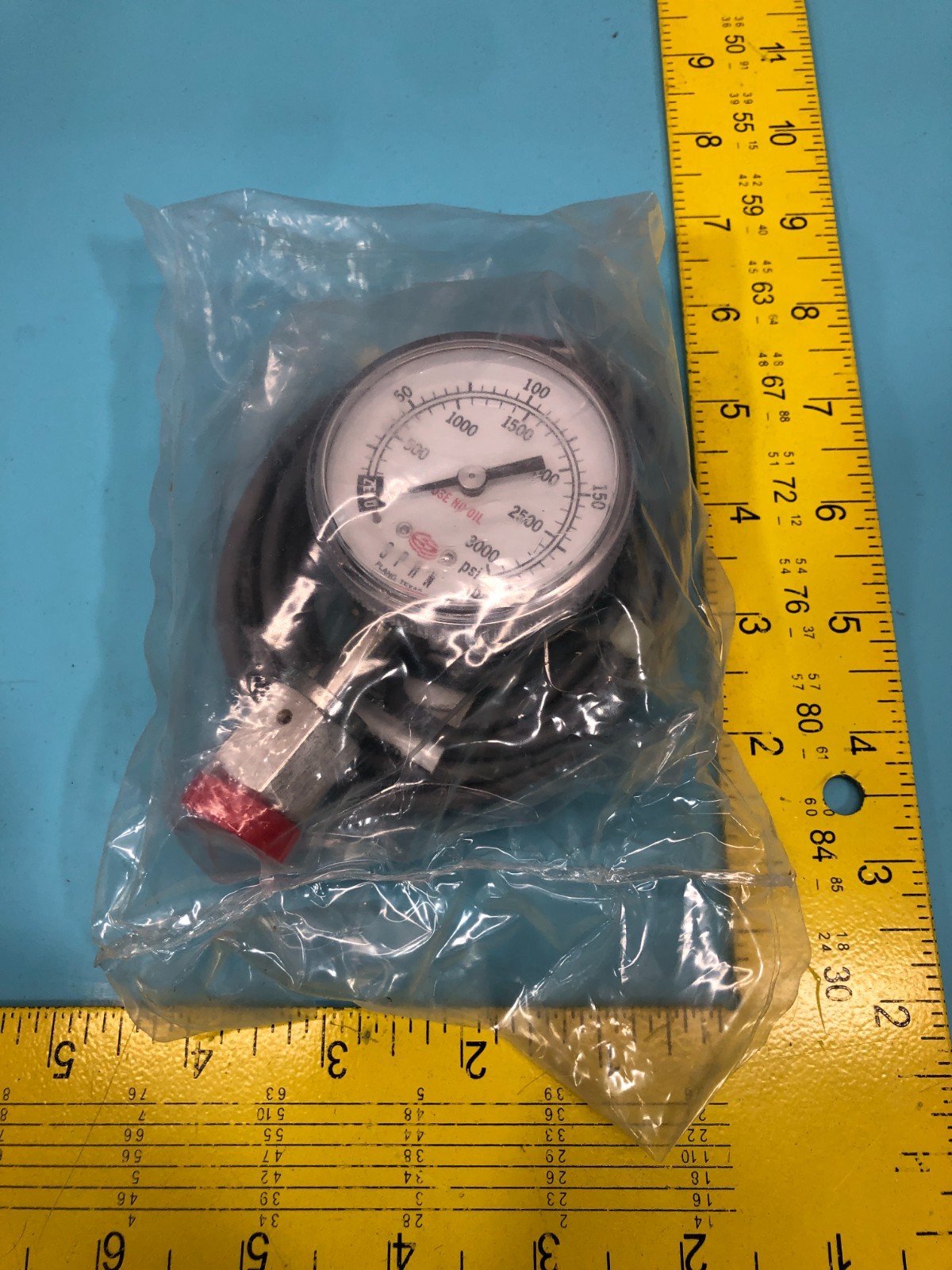 Span 01-0159-A Pressure Gauge w/ Cable, IPT 122, 3000 PSI, 194396