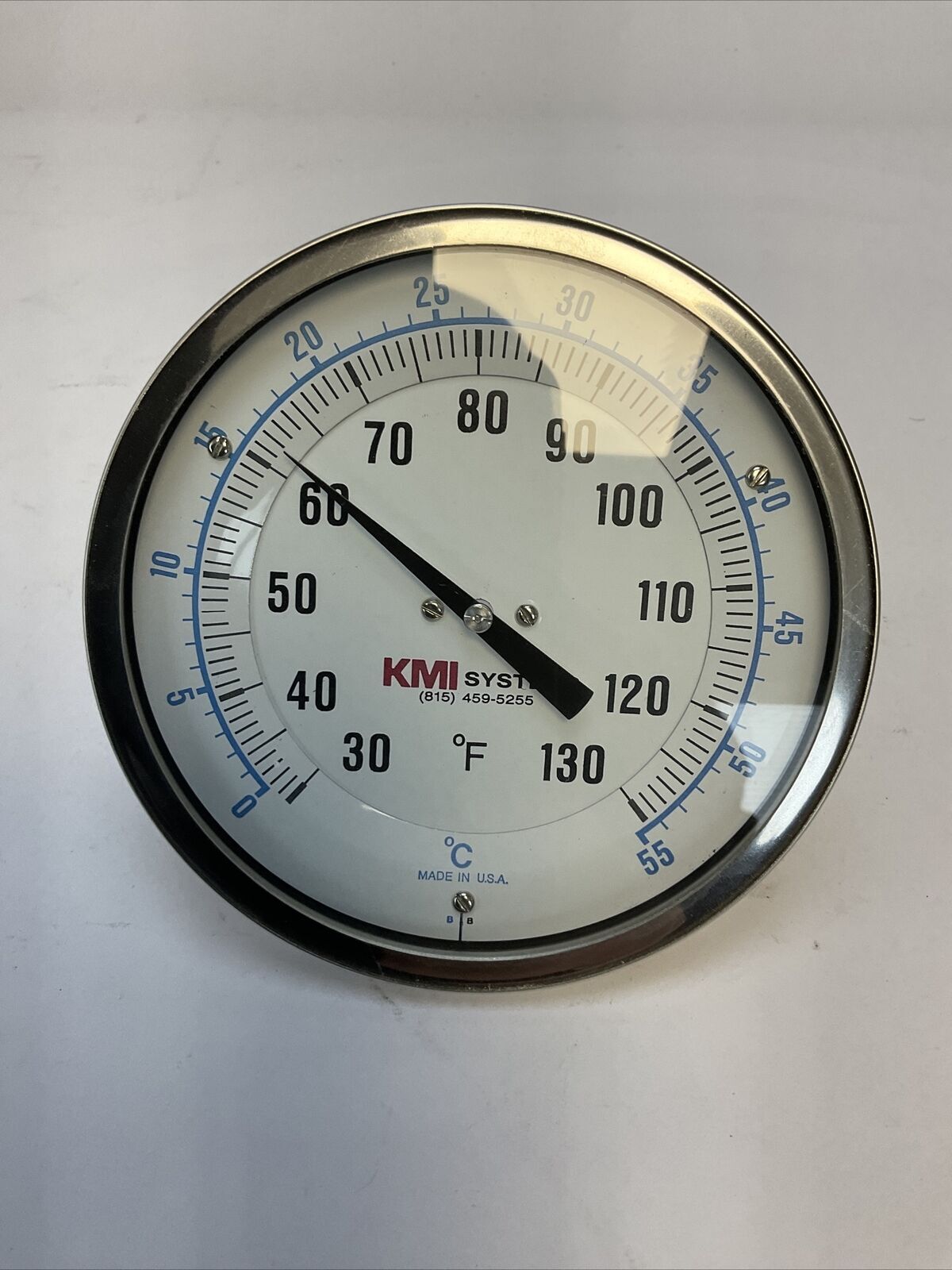 ASHCROFT 7JA-27541-009 5″ BIMETAL THERMOMETER 50 CI 60R 025 30/130F 0/55C