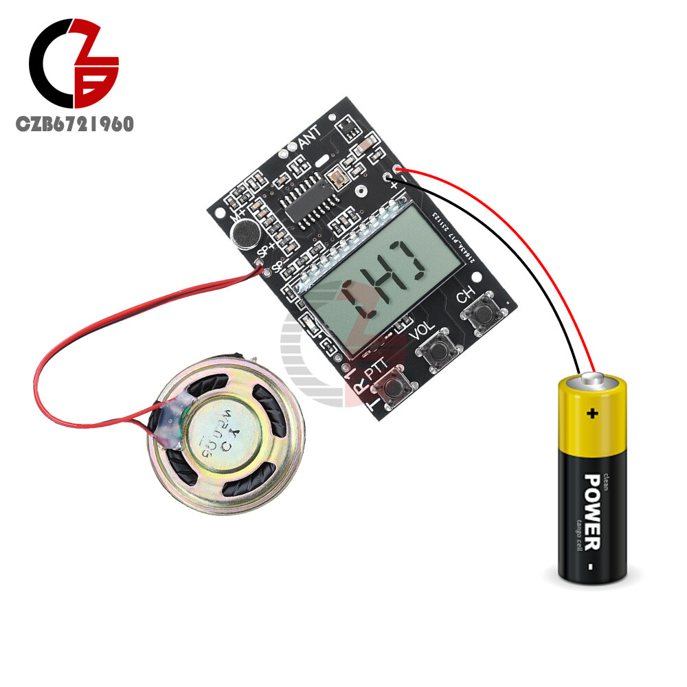 Digital LCD FM Radio Receiver Transmitter Module 27-480MHz Frequency Modulation