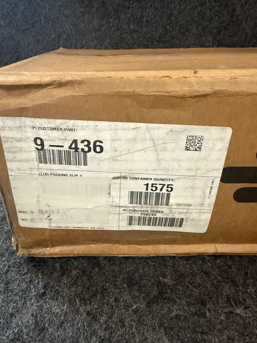 TE CONNECTIVITY 9-436 Position Receptacle Connector 5-534204-2, Qty 1575