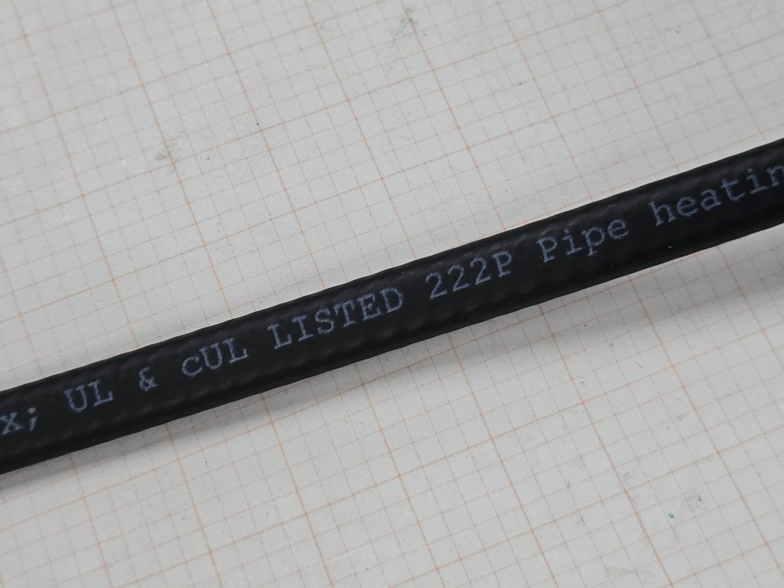 EasyHeat SR52J Self-Regulating Pipe/Freeze Heating Cable 5 Watts/Ft 240V /10ft