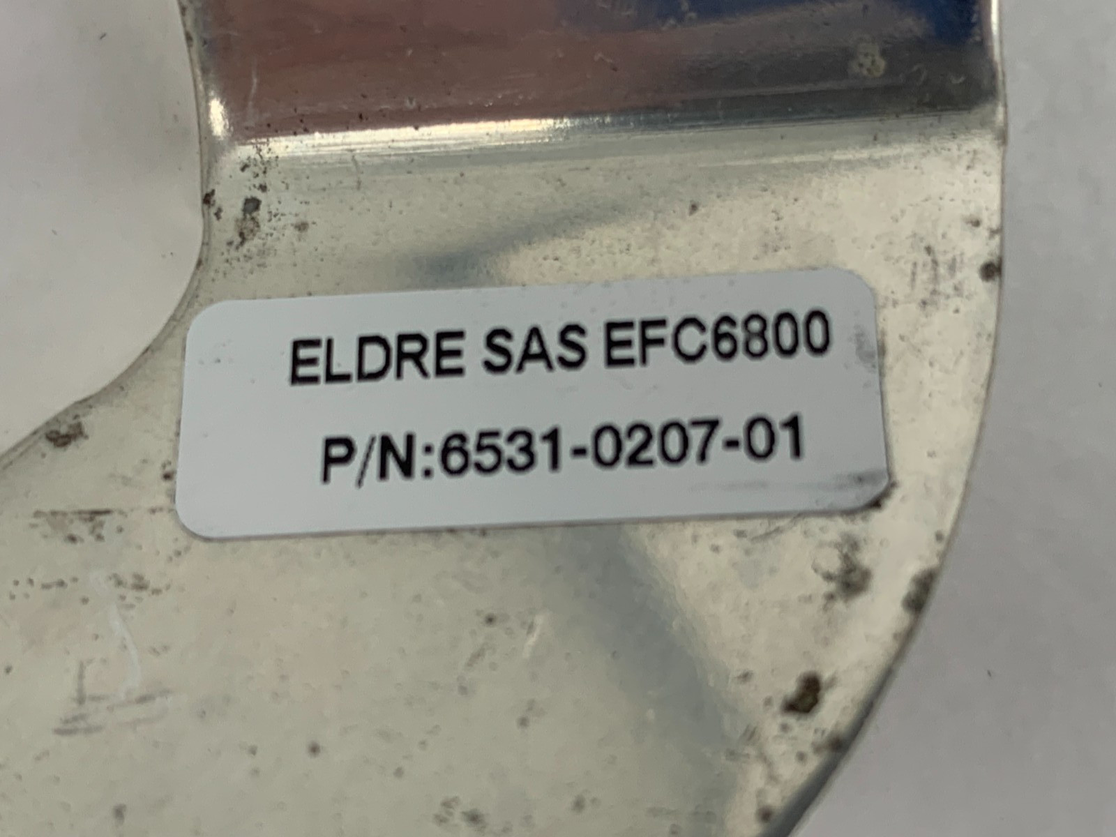 ELDRE SAS EFC6800 6531-0207-01 Copper Tin Plated Bus Bar Connector