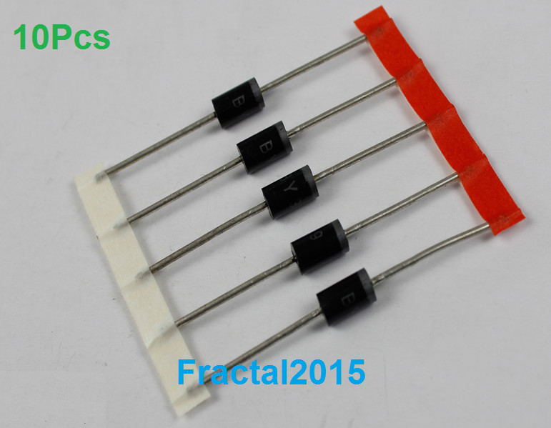 10PCS VISHAY BY255GP BY255 DO-201 Integrated Circuit