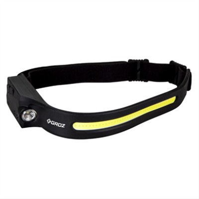COB+LED Rechargeable Head Lamp, Flood & Spot Light, Hands-Free On/Off – LED/250