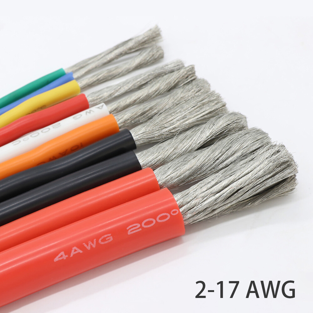 Ultra-Flexible 2-17 AWG Silicone Test Wire, Tinned Copper, Multi-Color Options