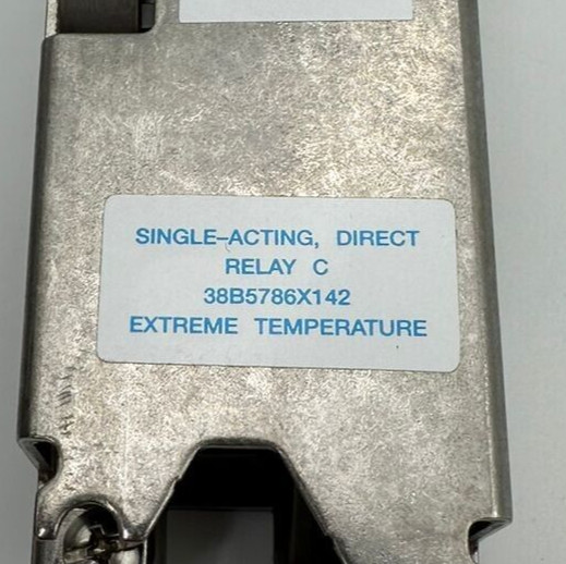 EMERSON FISHER 38B5786X142 SINGLE-ACTING DIRECT RELAY C