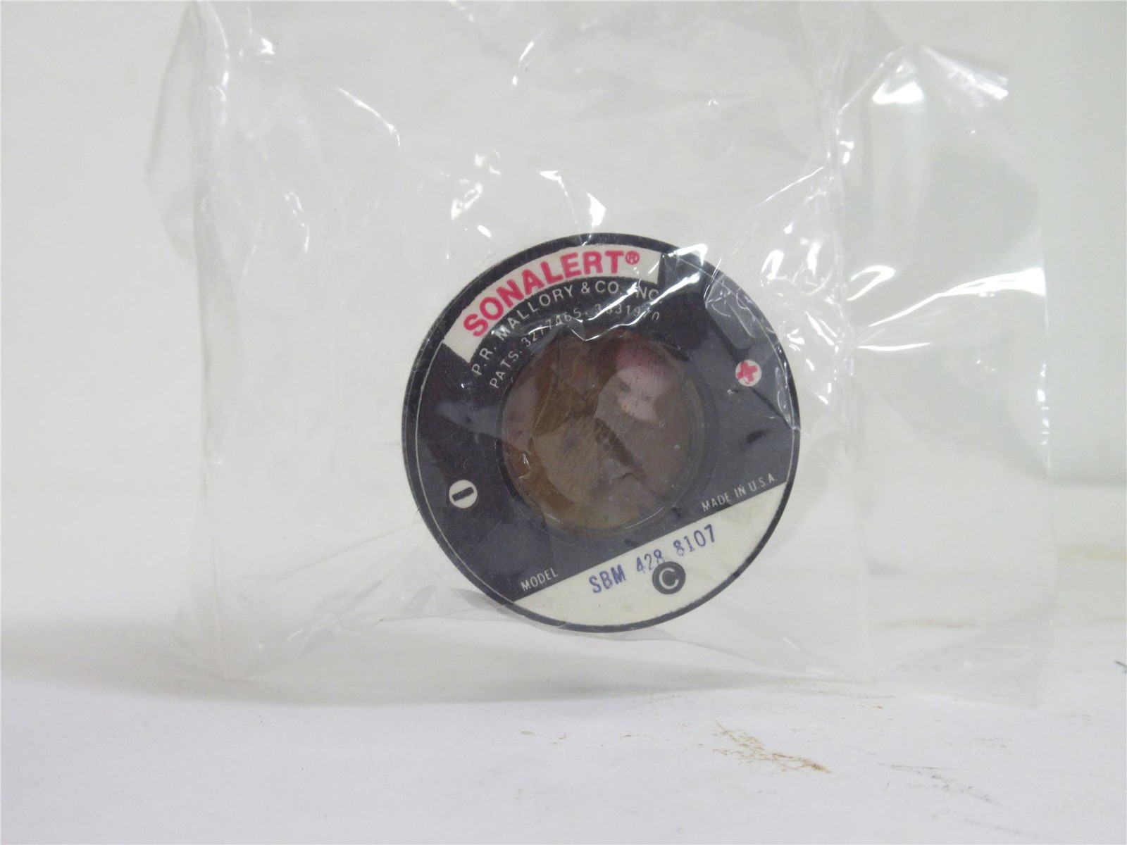 230027 New-No Box; Mallory SBM428 Sonalert Electronic Signal; 4-28VDC; 2900Hz